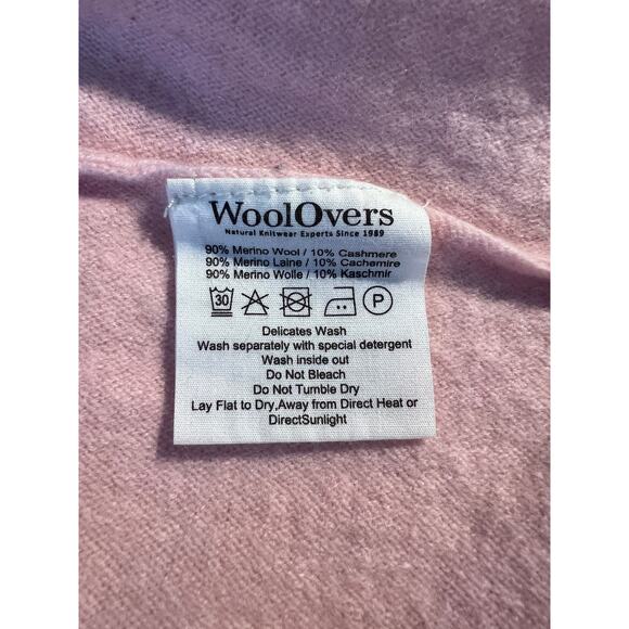 Woolovers Sweater Wool Cashmere Colorblock Quiet Luxury Minimalist Capsule Cozy - Picture 6 of 6